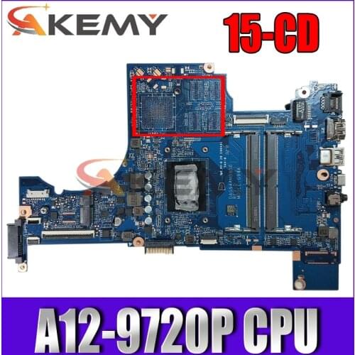 For HP Pavilion 15-CD Laptop Motherboard With A12-9720P CPU 926286-601 926286-001 DAG94AMB8D0 DDR4 MB 100% Tested