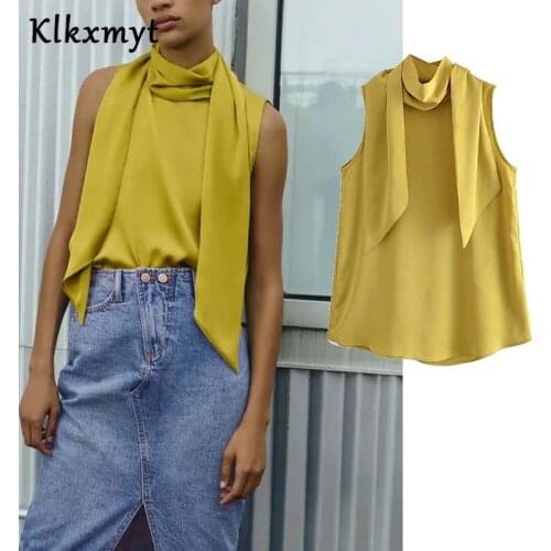 Klkxmyt Sleeveless Blouses