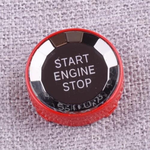 CITALL Car Engine Start Stop Button Cover Fit for BMW E Chassis E90 E91 E92 E93 E84 E83 E70 E71 E72 E89 Red Crystal