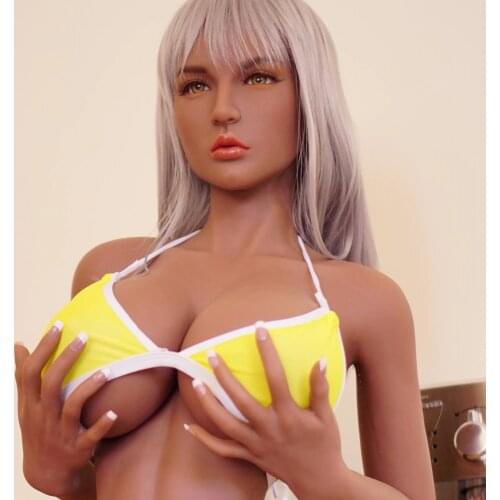 Tan Skin PiperDoll 160cm Miyuki Seamless Sex Doll Reallife Size Large Breast With Skeleton Love Doll Silicone Doll HGDOLL