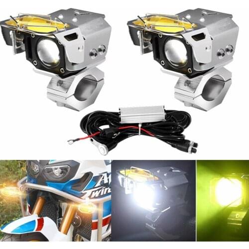 Motorcycle fog light with Cover Auxiliary Lights Brighter Lamp 30W 6000K for BMW R1200GS F800GS F700GS R1250GS K1600GT