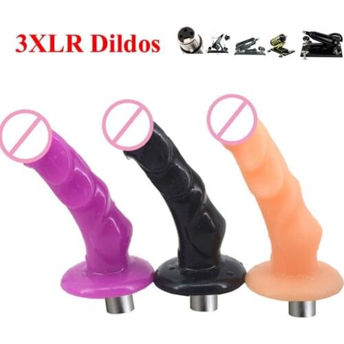 Entry Level Sex Machine Attachment 3XLR Accessories Dildos Suction Cup Sex Products Women And Man Y12