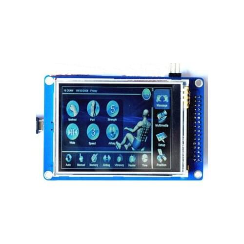 2.8 inch 37PIN TFT LCD Module with Touch Panel ILI9320 Drive IC 16Bit Interface ucGUI ucos Code