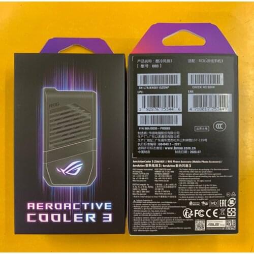 Original ASUS ROG Phone 3 Cooling Fan Holder Aero Active Cooler 3 Gaming Adapter for ASUS ROG 3 Smartpphone