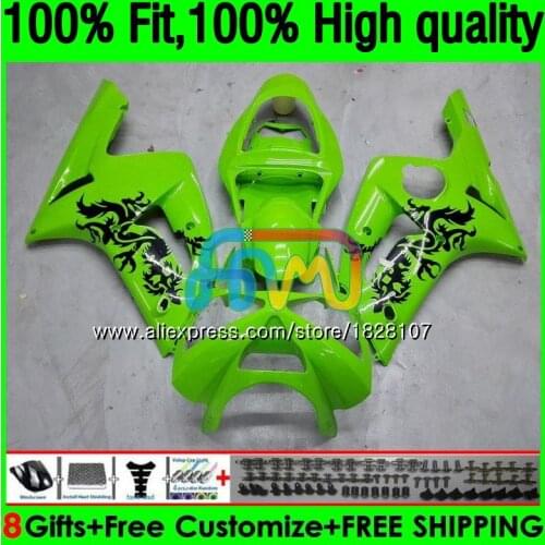 OEM For KAWASAKI 600CC ZX600 ZX636 12BS.7 Light green ZX 636 6 R ZX 6R 03 04 ZX-636 ZX-600 ZX-6R ZX6R 03 04 2003 2004 Fairing