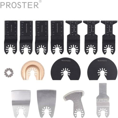 PROSTER 15pcs for Multifunction Tool Accessories Saw Blade for Multimaster Multitool