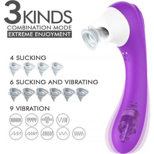 2 In 1 G Spot Sex Toys for Woman Powerful dildo Vibrator Vibrator Clitoris Nipple Sucker Clit Sucker Clitoris Sucke adult toys