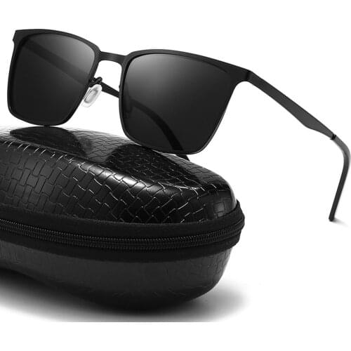 Vintage Photochromic Night Vision Polarized Sunglasses Men Women Metal Square Frame Sun Glasses UV400 Male Driving Eyeglasses