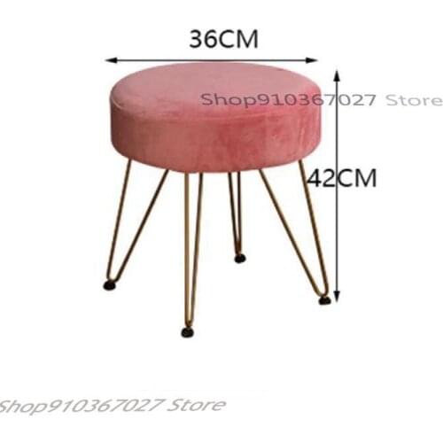 Dressing Table Chair Nordic Modern Minimalist Ins Net Red Makeup Stool Iron Princess Butterfly Chair
