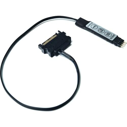 Cable controller 12V 4PIN RGB use for control light bar/CPU/fan