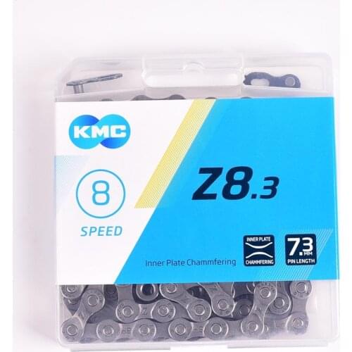 Bicycle chain Taiwan KMC Z8.3 X8.93 X8L chain MTB Mountain road 6/7/8S 8 speed chain with MissingLink X9 X10 X11 Z99