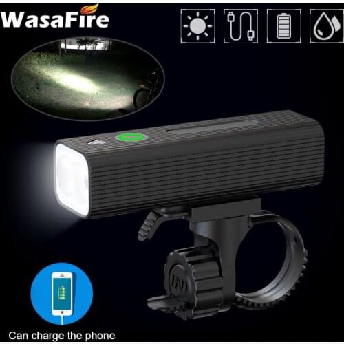 Bicycle Front Light 1000 Lumens T6/L2 LED Bike Flashlight Power Bank USB Recharegable MTB Headlight Waterproof Cycling Lantern