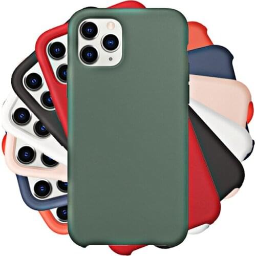 Liquid Silicone Gel Rubber Bumper Wholesale Cheap Cell Phone Cases Vendors For IPhone 11