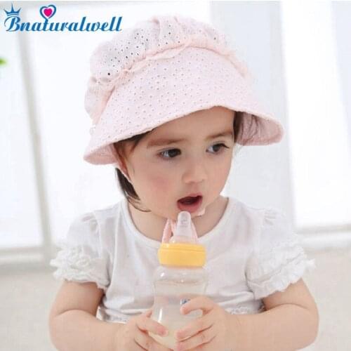 Bnaturalwell Infant Bonnet Toddler Bonnet Retro Baby girls Christening/ Baptism Cap Nordic Vintage Pattern Cotton 1pc H833