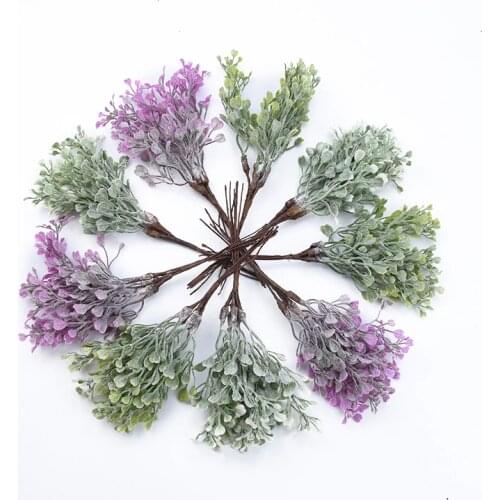 6pcs Vases for home decor christmas decorative flowers wreaths wedding bridal accessories clearance diy gifts artificial plants