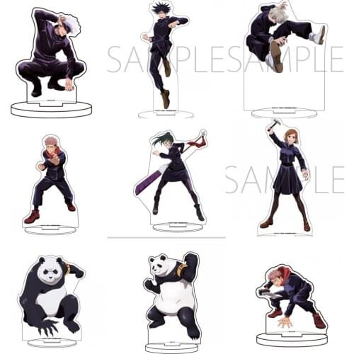 Anime Jujutsu Kaisen Itadori Yuji Gojo Satoru Acrylic Figure Stand Display Model Plate Fashion Decorations Cosplay Xmas Gift Toy