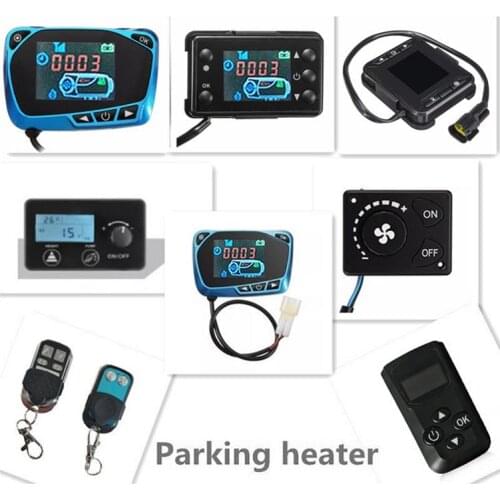 12V 24V Diesel Heater Accessories Car Heater Switch Controller LCD Monitor Switch Heater Controller for Car Track Air Diesel