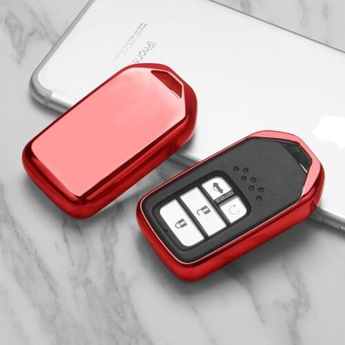 Tpu Car Key Case Cover For Honda Civic 2017 4D Accord 2003 2007 Fit 2015 CRV 3 Odyssey 2017 2018 2020 2019 Key Shell Accessories