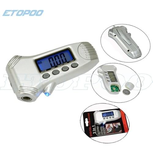 3 In 1 Digital Tyre Tool Pressure/Tread Depth Gauge With Light tire gauge tire depth gauge tire pressure gauge