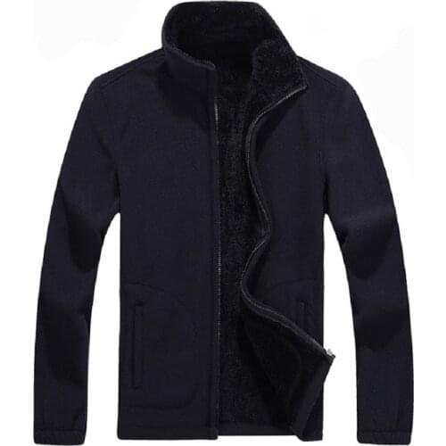 Men Jacket Nice Autumn Casual Softshell Fleece Jackets Men Warm Sweatshirt Thermal Male Winter Cotton Coats Chaqueta Hombre