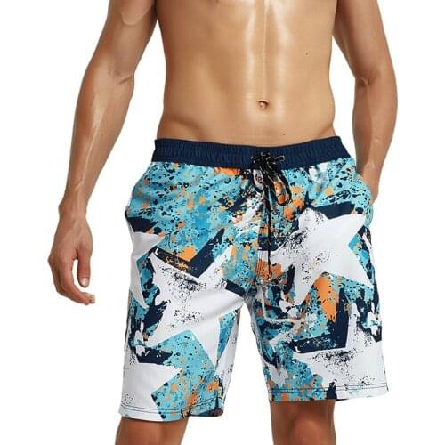 Summer Swimsuits Mens Beach Shorts Leisure Panties Plus Size Board Surfing Swimming Trunk Boxer Men Swimwear Sunga Quick Dry
