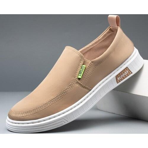 2021 Loafers Men Casual Shoes Breathable Solid Color Fashion Mens Shoes Light Hard-Wearing Flats Walking Shoe Zapatos De Hombre
