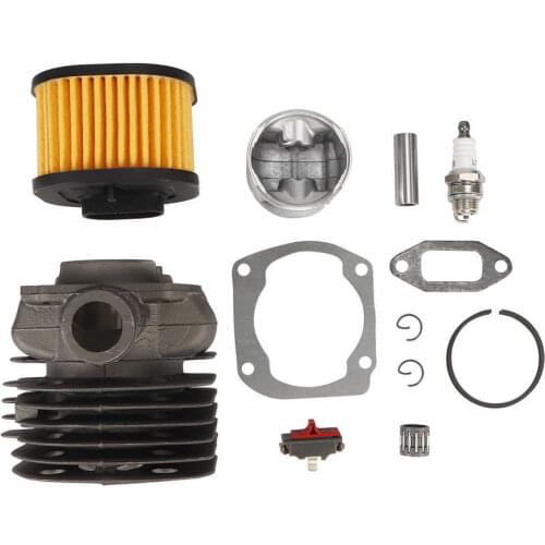 Zinc Alloy Chainsaw Cylinder Kit Air Filter Sparking Plug Gasket For Husqvarna 362 365 371 372 Chain Saw Spare Parts