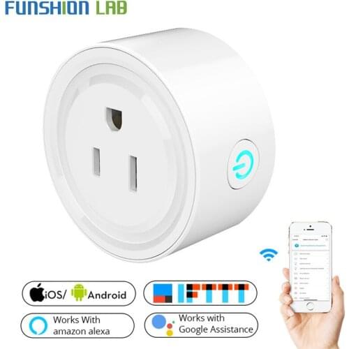 2018 New Smart Wifi Socket US Power Plug Mobile APP Remote Control Works with Amazon Alexa Google Home for Smart Life