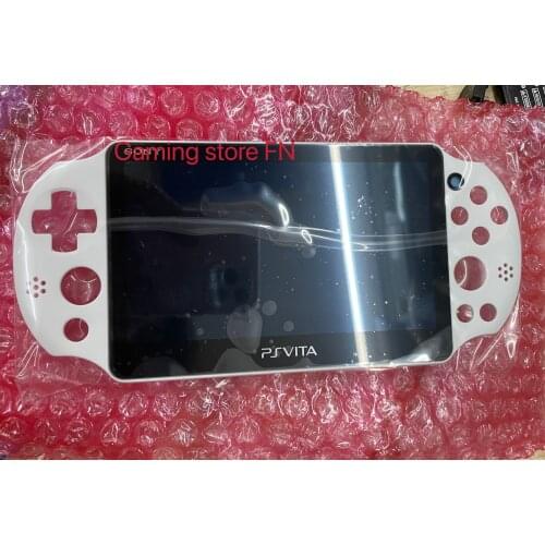 Original new for ps vita psv psvita 2 2000 slim display lcd screen assembled white with black