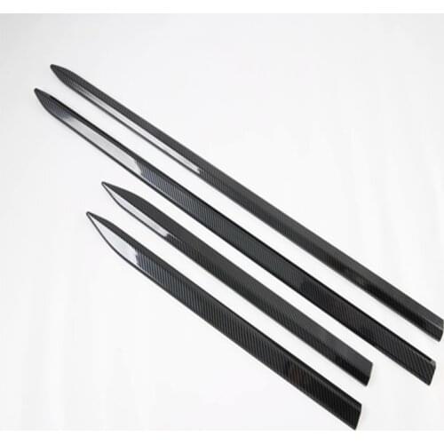 For Kia Sorento MQ4 2021 2022 exterior lower ABS cover trim strip carbon fiber pattern modification
