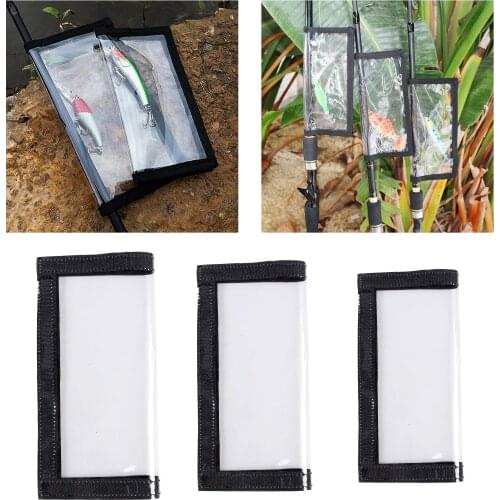 Clear Lure Wraps Keeps Lures Safe PVC Hooks Loop System Lure Cover Keeps Children, Pets and Fishermen Safe from Sharp Hooks
