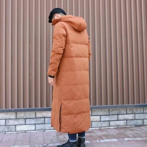 Down Winter Jacket Men Thick Warm High Quality 20% White Goose Down Coat Male Hooded Mens Clothing Casual Outwear LW