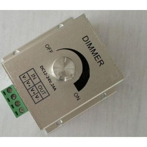 Manual knob LED dimmer LED light Module Dimming switch High Power LED dimmer High current 12V24v Constant Voltage PWM adjustment