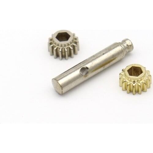 Guitar String Gear and Pull String Column body Single hole，Hexagonal hole gear and String iron gear is 1：15