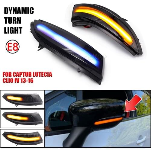 Dynamic Blinker For Renault KAPTUR CAPTUR J5 H5 Clio IV MK4 4 Lutecia Grandtour 2013 2014 2015 2016 LED Turn Signal Light