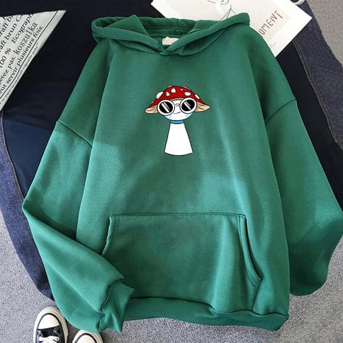 Cartoon Dream Smp Hoodie Harajuku Sweatshirts Women Mushroom Gogy Blob Clothes Unisex Long Sleeve Hoody Plus Size Fleece Hoodies