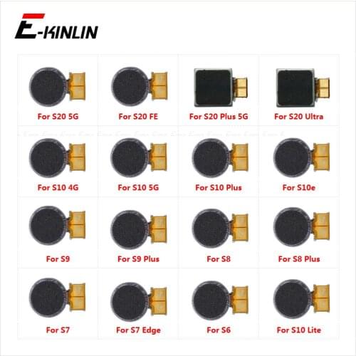 Vibrator Vibration Motor Flex Cable For Samsung Galaxy S6 S7 Edge S8 S9 S10 S10e S20 Plus Ultra FE 5G Repair Spare Parts