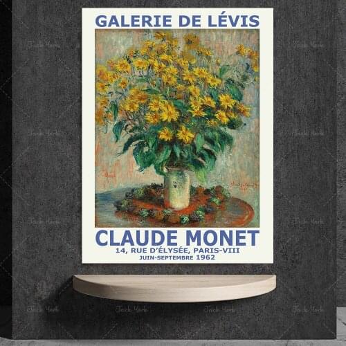 Monet Exhibition Poster Monet Painting Monet Museum Art 1962