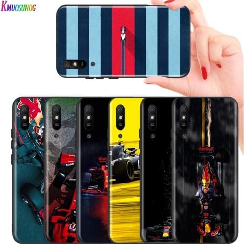 Bright Black Cover Formula 1 Racing car for Huawei P Smart Z S Plus 2020 2019 Nova 5T 5i 5 4e 4 3i 3e 3 2i Phone Case