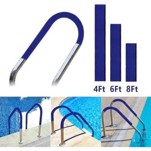 1pc Swimming Pool Handrail Cover 4/6/8Ft Anti-slip Pool Handrail Grips Cover Outdoor Swimming Pool Accessories Handrail Cover