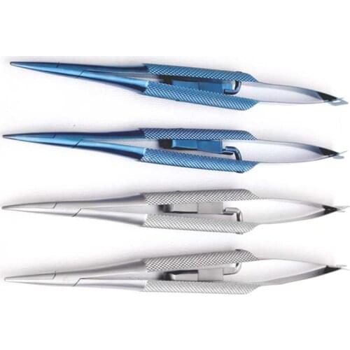 12.5cm 14cm 16cm 18cm Lock Needle Holder Ophthalmology Instrument Needle Holder Cosmetic Pin Clamp Surgery Tools