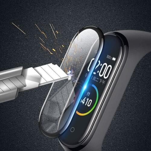3D Glass for Xiaomi mi band 6 5 4 Soft Screen Protector Protective on Xiami Mi band band5 Miband6 Cover For Xiomi mi band 3 Film