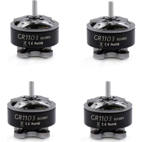 4PCS GEPRC SPEEDX GR1103 8000KV Brushless Motor 2-3S for RC FPV Racing Toothpick Tinywhoop Drone Mobula6 Replacement Parts
