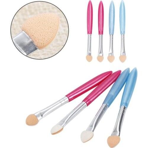 4pcs/set Professhional Eyeshadow Brush Makeup Brush Sponge Stick Easy To Carry Powder Brush High Quality Applicator Makeup Tools