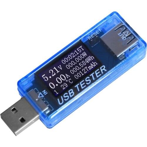 8 In 1 QC 2.0 3.0 4-30V Electrical Power USB Capacity Voltage Ttester Current Meter Monitor Voltmeter Ammeter