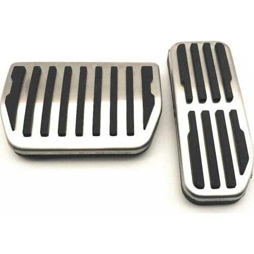 Stainless Steel Car Accessory for Jaguar XE XF F-PACE F PACE 2015 2016-2018 Gas Brake Foot Rest Refit Pedal Decorate Pads