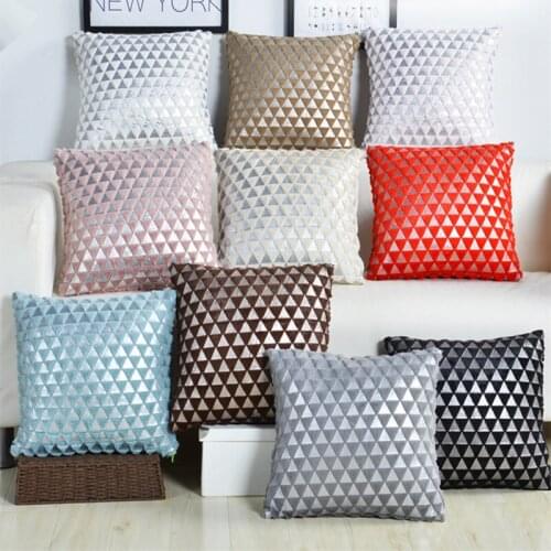 White Coffee Soft Plush Bronzing Cushion Cover 45X45cm Home Decor Faux Fur Pillow Cover Bedroom Sofa Decoration Pillow Cases