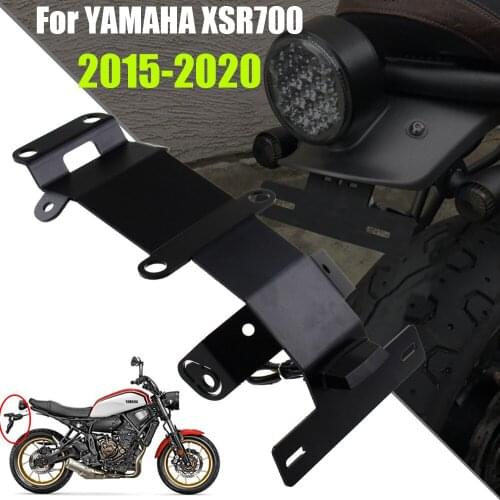 Motorcycle Rear License Plate Mount Holder Bracket Tail License Number Plate Holder For YAMAHA XSR700 XSR 700 2015-2020 2019