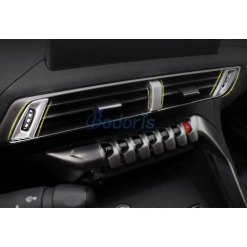 For Peugeot 5008 3008 GT 2017 2018 Interior Air Conditioner Vent Cover Trim AC Outlet Panel Car Styling Accessories