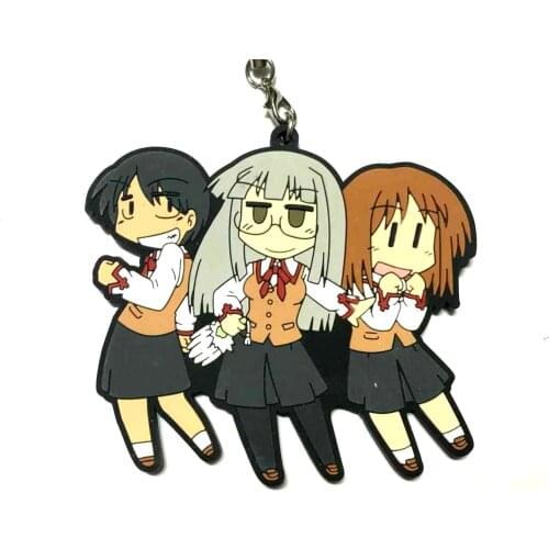 G122 2018 New arrival Fate/stay night Japanese anime figure rubber Silicone sweet smell mobile phone charms keychain